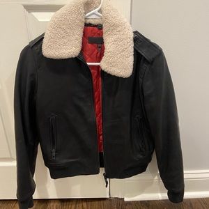 Rag and Bone Black leather jacket NWT